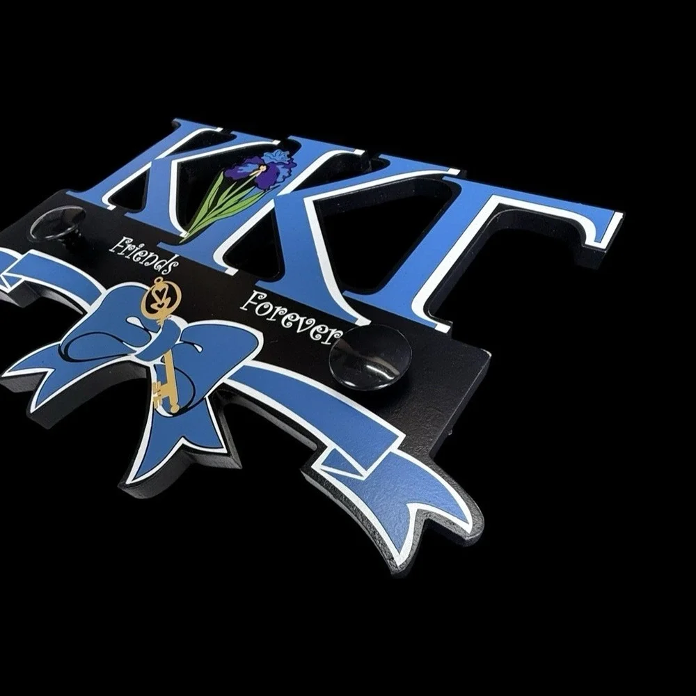 Kappa Kappa Gamma Vintage Wooden Collectible Wall Mounted Shelia's Collectibles‎